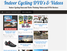 Tablet Screenshot of bestindoorcyclingdvds.com